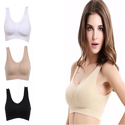 Wireless Comfort Bra 3-Pack