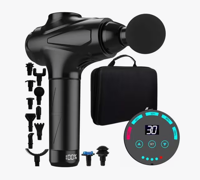 Massage Gun + 12 Attachments
